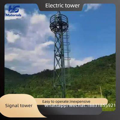 25-meter Observation and Monitoring Tower, Iron Tower Fire Lookout Tower, Steel Structure Forest Long-range Monitoring Tower, Available in Stock