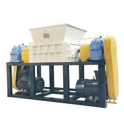 Factory Direct Sales Industrial Waste Paper Cardboard Metal Plastic Double Shaft Shredder Recycling Waste
