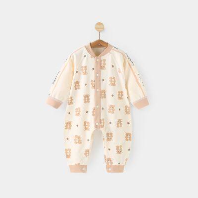 Newborn Baby Clothes Kids Romper Long Sleeve Climb Crawl Suit Children's Pajama Onesie Jumpsuit