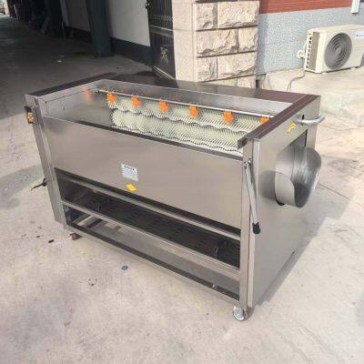 Commerical Brush Washing Machine for Sweet Potato and Carrot