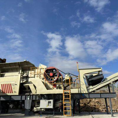 High Efficiency Crushing Plant Mobile Jaw Crusher Station NK75J for Mining Industry Work
