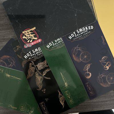 Rectangular/Square/Round Shape Gold/Silver Cardboard Paperboard Meat/Steak/Beef/Fish/Smoked Salmon Board