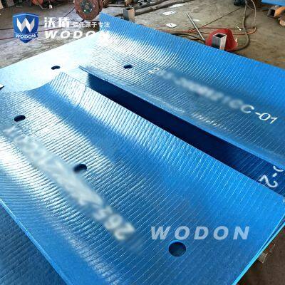China chromium carbide overlay wear plate excavator crusher bucket liner