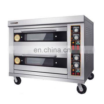 Marine stainless steel 2 deck 4 trays baking oven