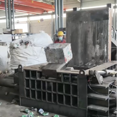 UBC Can Automatic/Semi-Automatic Horizontal Hydraulic Baler With Different Pressure for Processing Various Material