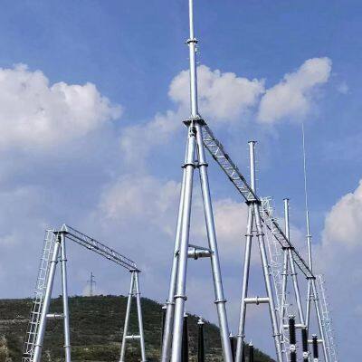 Telecom Assembleable Building Structure Transmission Line Smooth Angle Steel Communication Power Tower