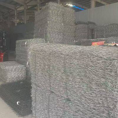 Gabion Cages for Slope Protection and Flood Control, Lead Wire Gabion Stone Cage Nets, Wire Mesh Cages, Lead Wire Cages
