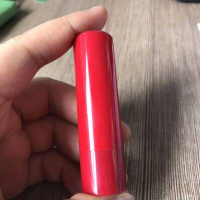 ABS or Aluminium Material Content 4g-5g Lip Balm Tube Package With OEM Solid and Transparent Colour